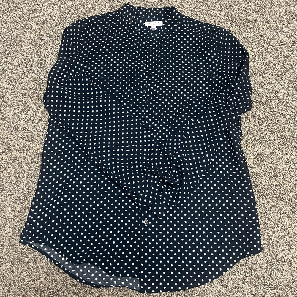 Equipment silk shirt